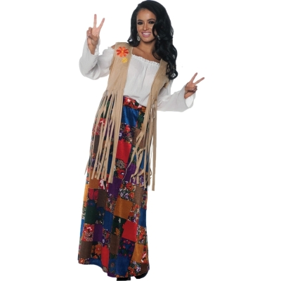 Hippie Fringed Vest Adult