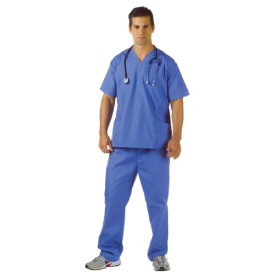 Blue Scrubs Adult Xxl (48-50)