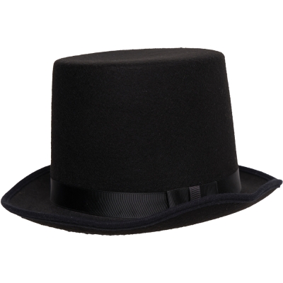 Felt Top Hat - Adult Black