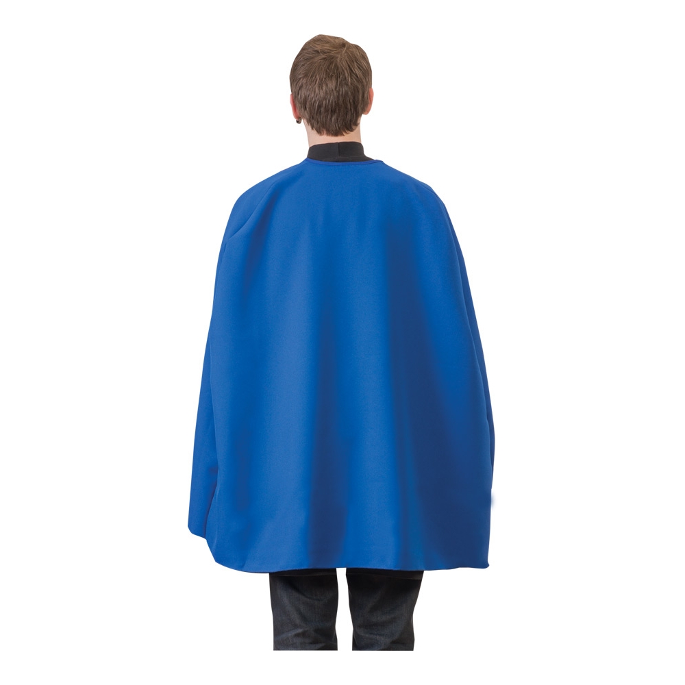 Blue Superhero Cape Adult 36in