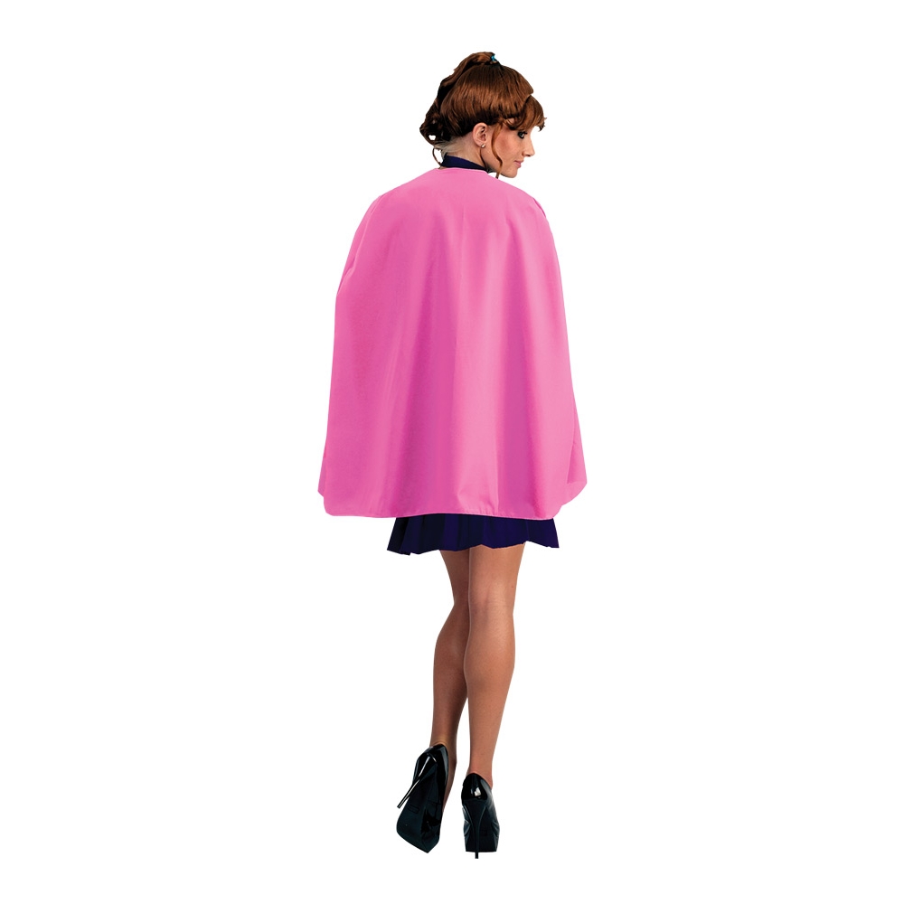 Pink Superhero Cape Adult 36in