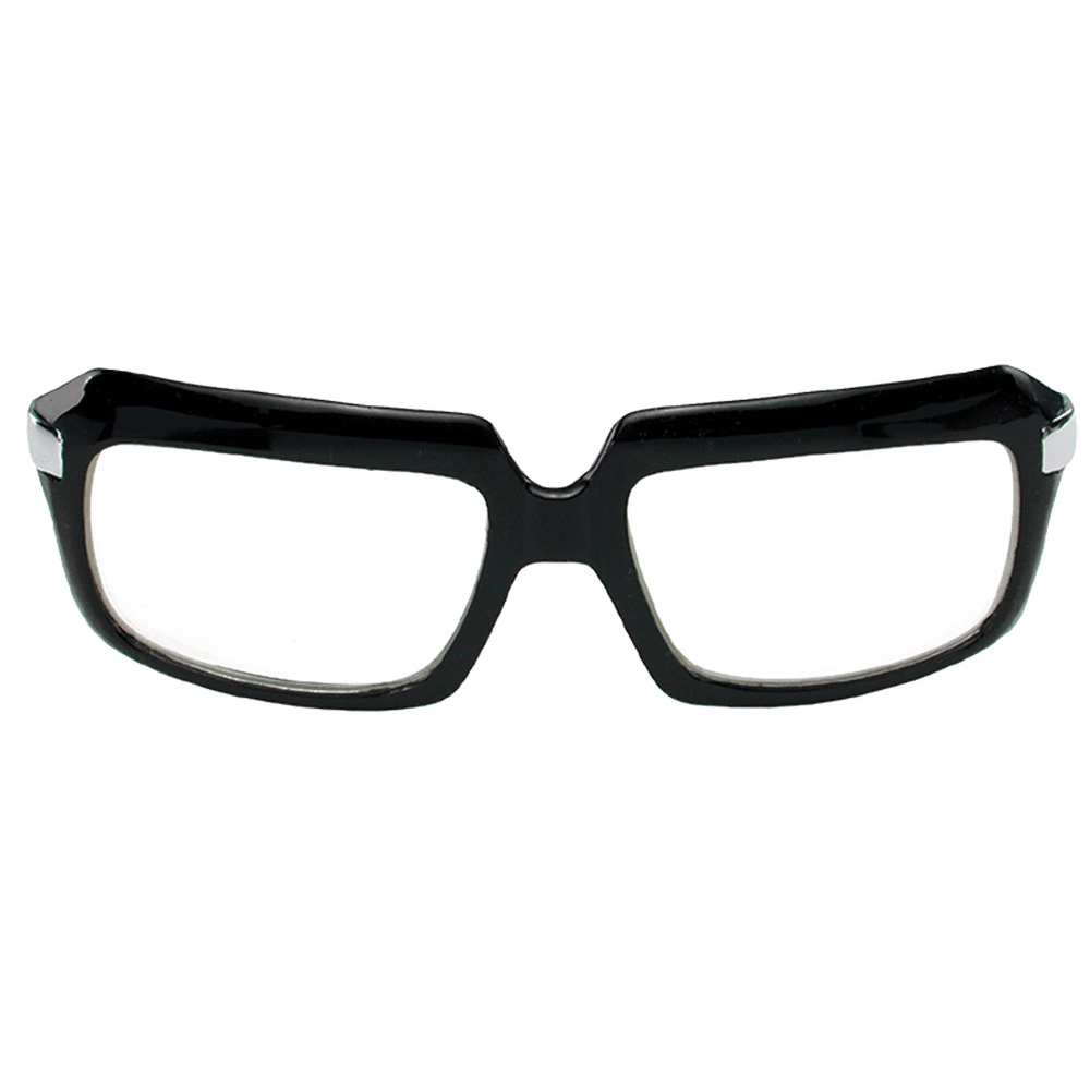 Glasses 80's Scratcher Blk Clr
