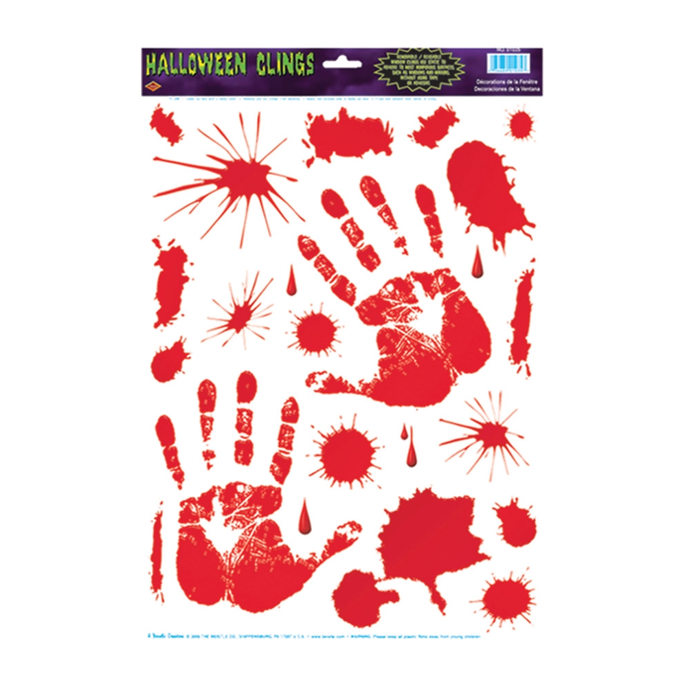 Bloody Handprint Clings