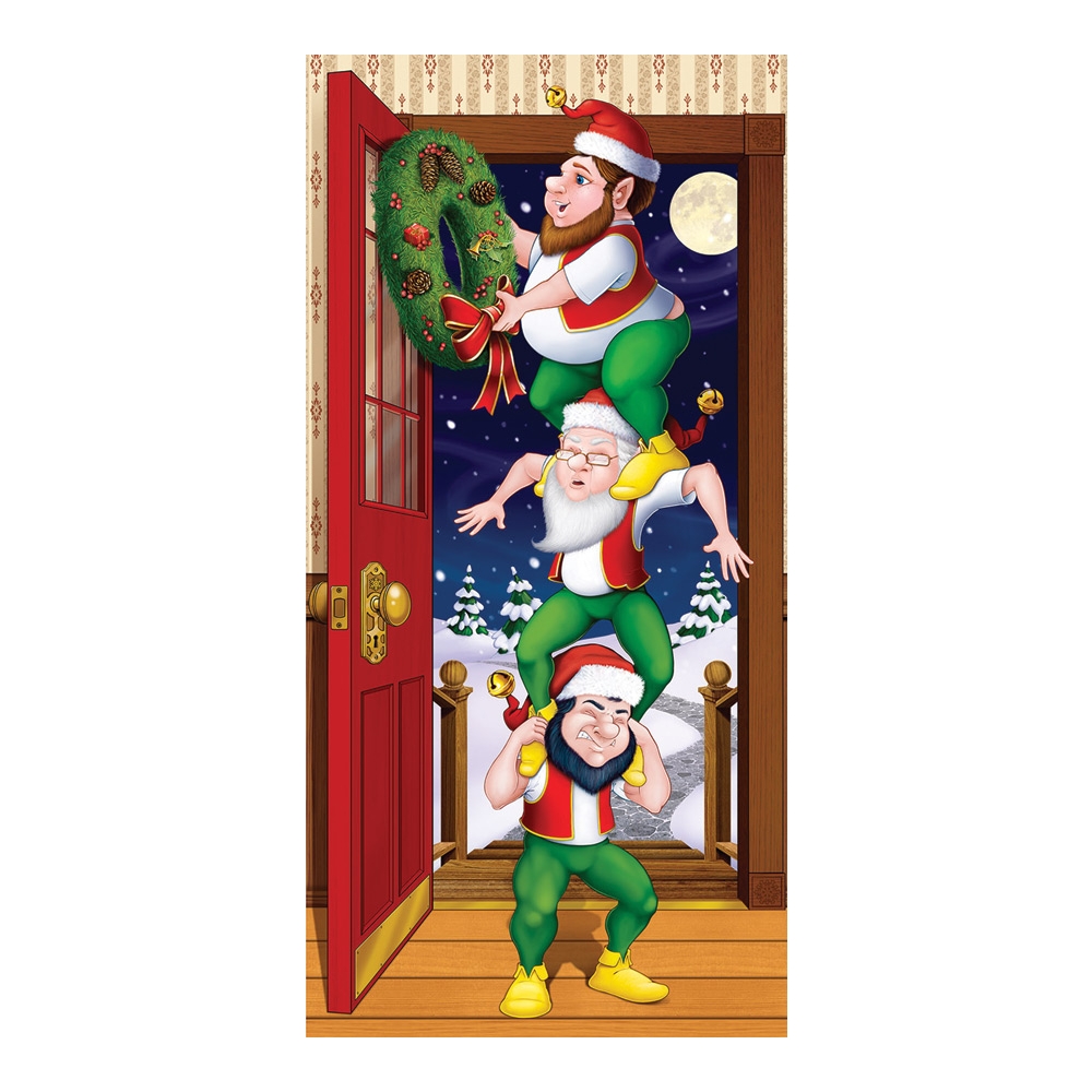Christmas Elves Door Cover