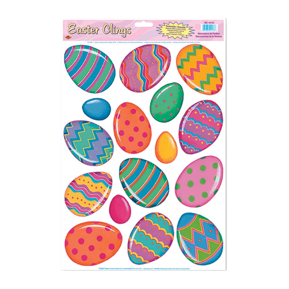 Color Bright Egg Clings