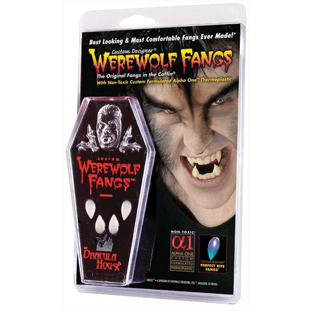 Werewolf Fangs Med Clam Shell