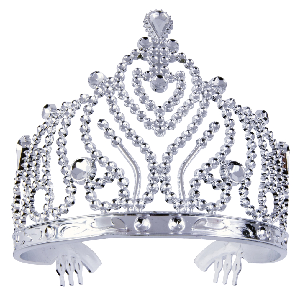 Tiara-Plastic Silver