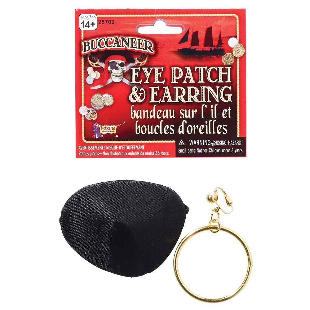 Pirate Patch And Earring