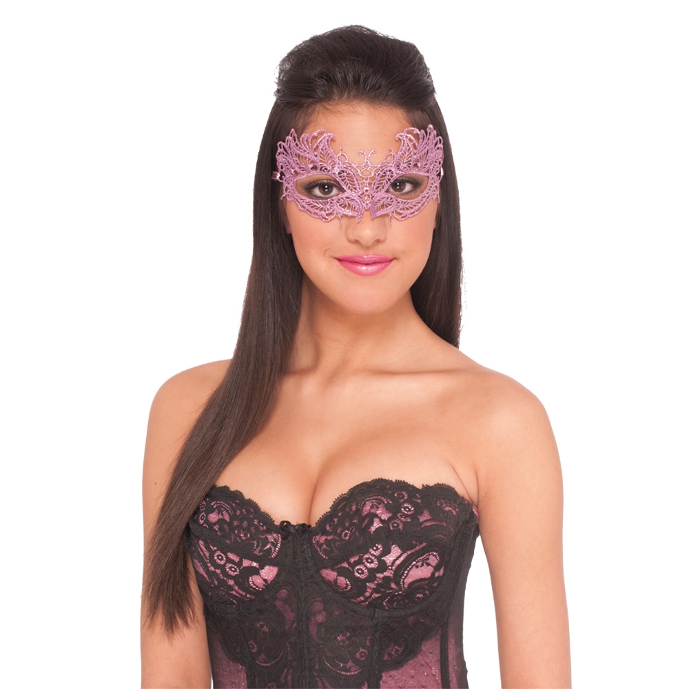 Lace Mask Pink