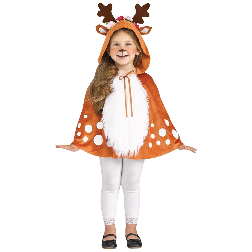 Cape Deer Hooded Todlr 2-3t