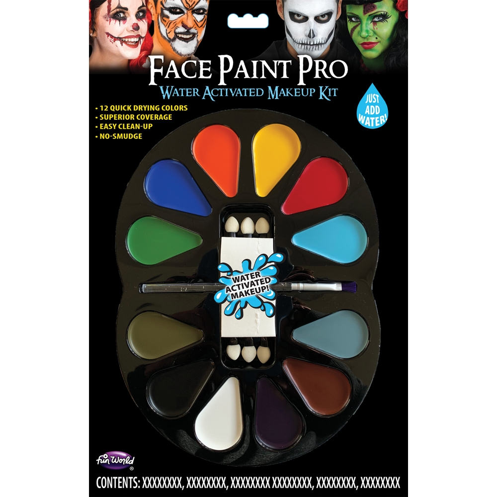 Water-Activated Makeup Kit
