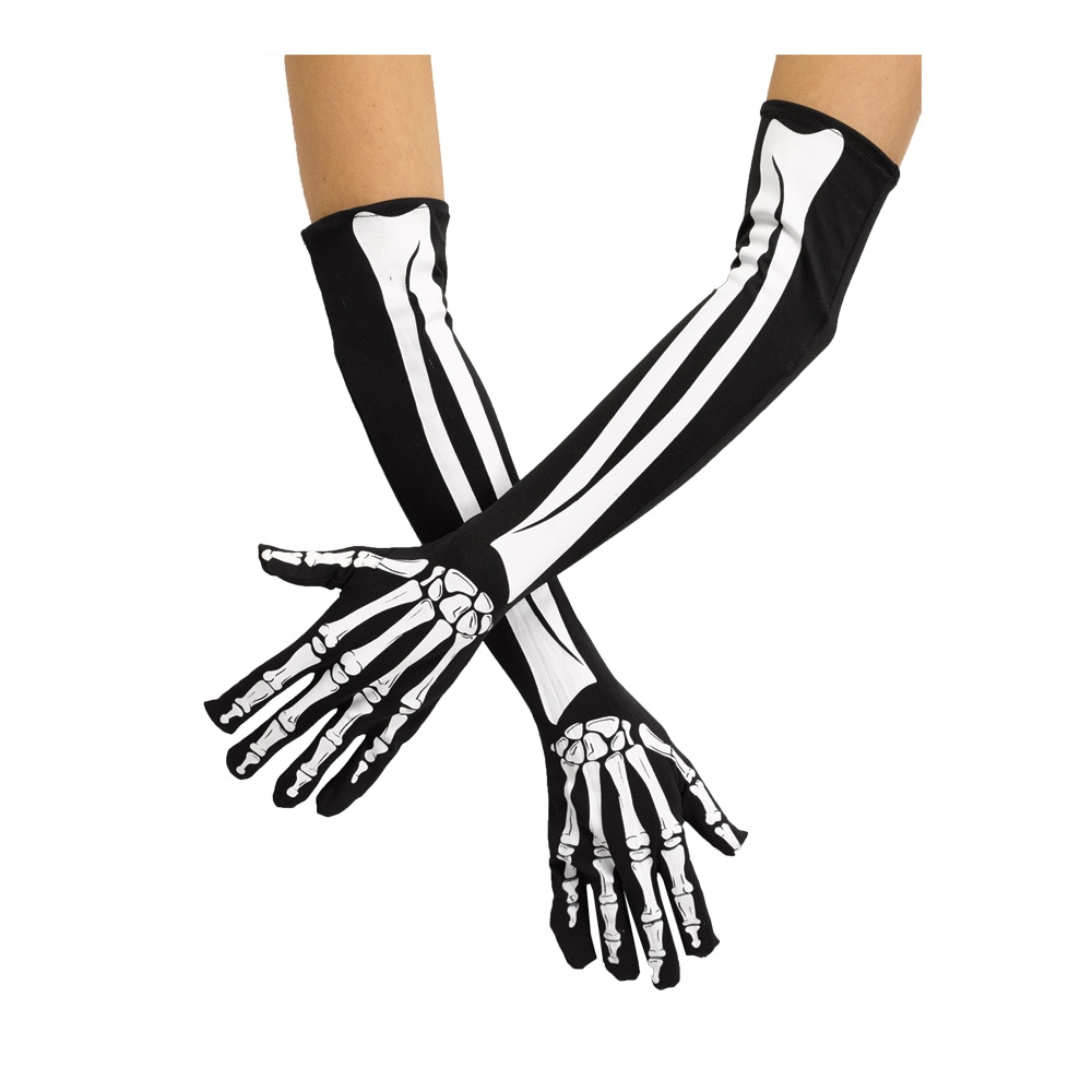 Skeleton Opera Gloves