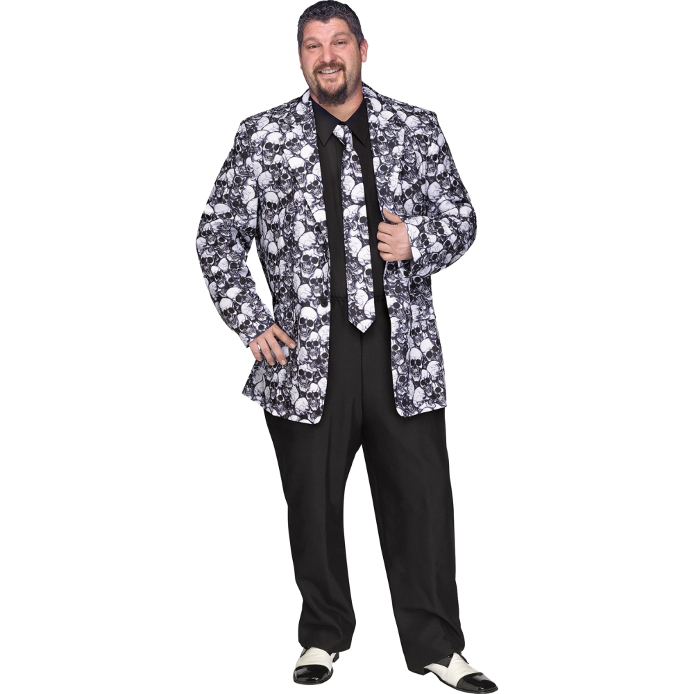 Skull Jacket Tie Plus