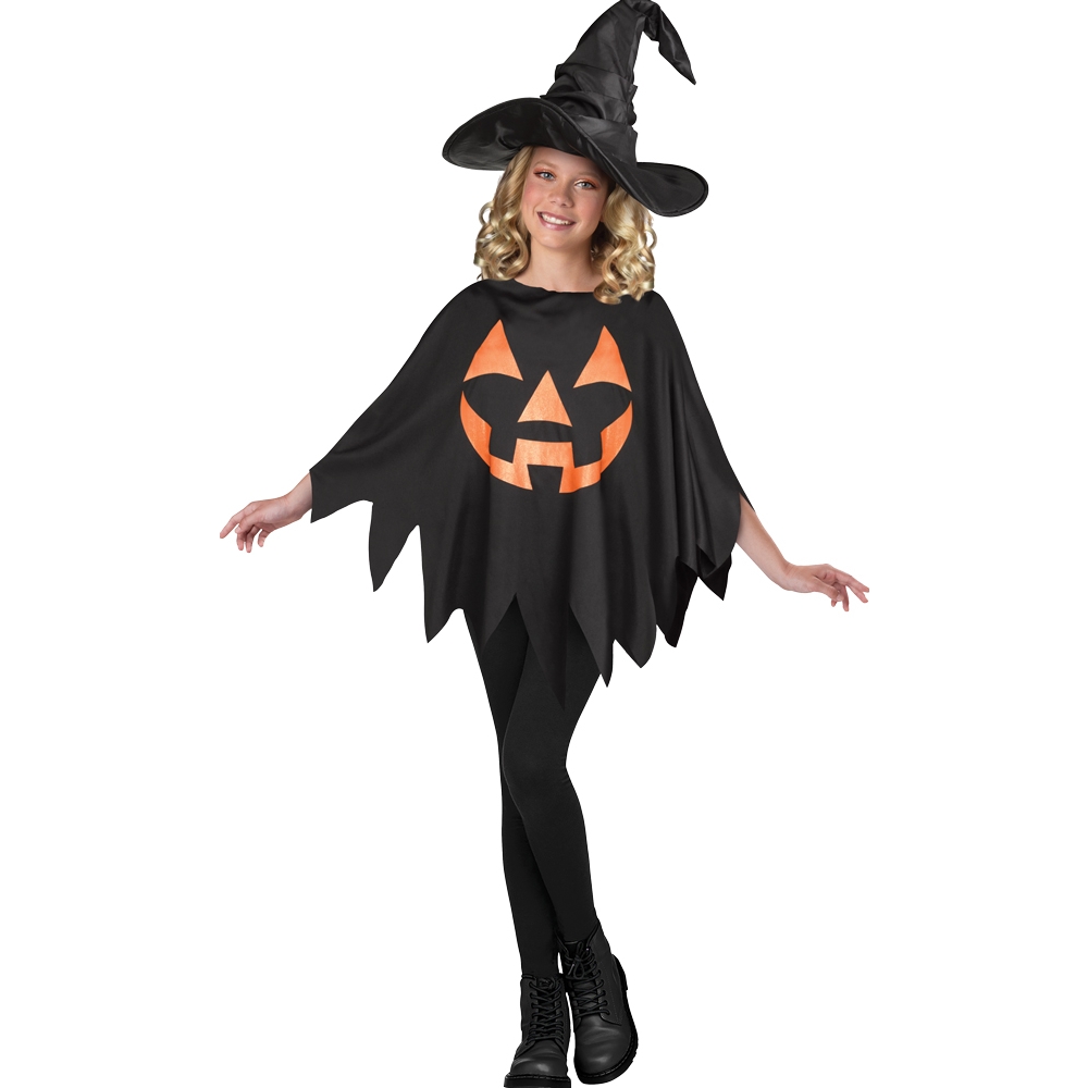 JACK O LANTERN CHILD PONCHO