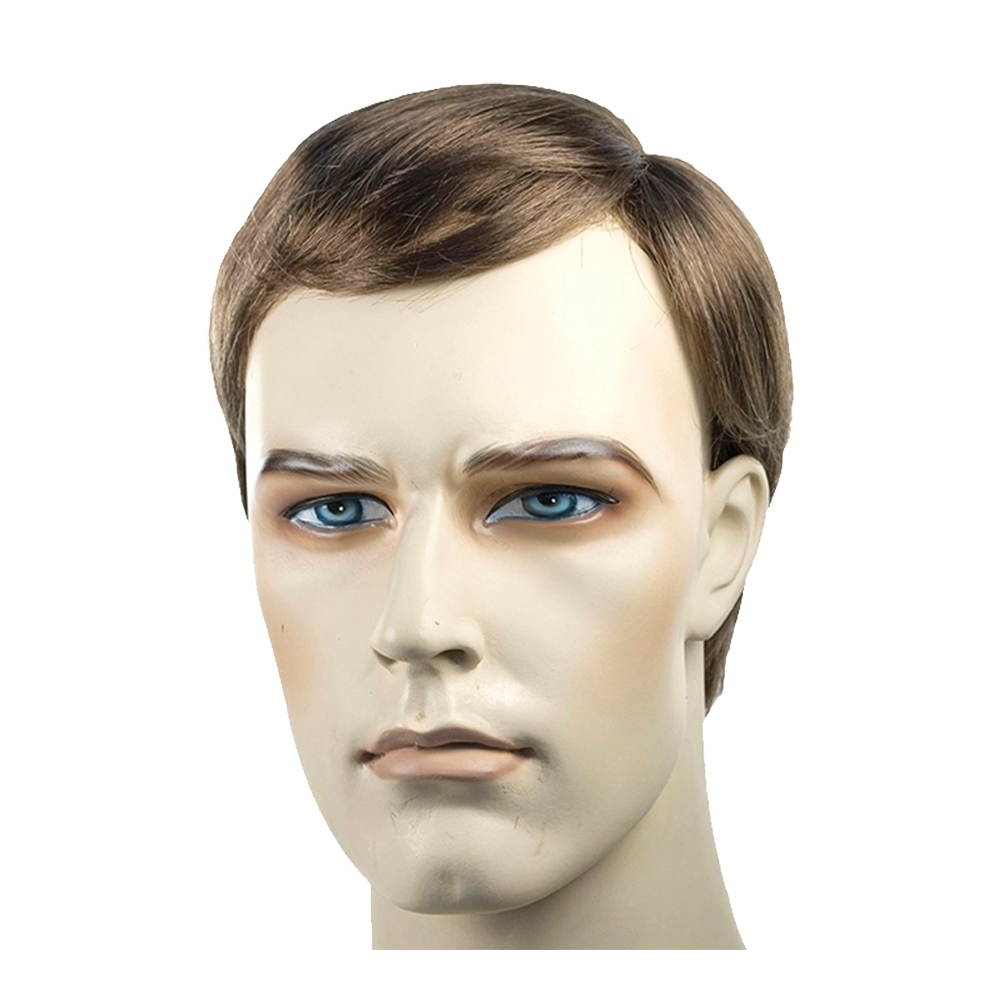 Man Wig Side Part Lt Ch Bn 8