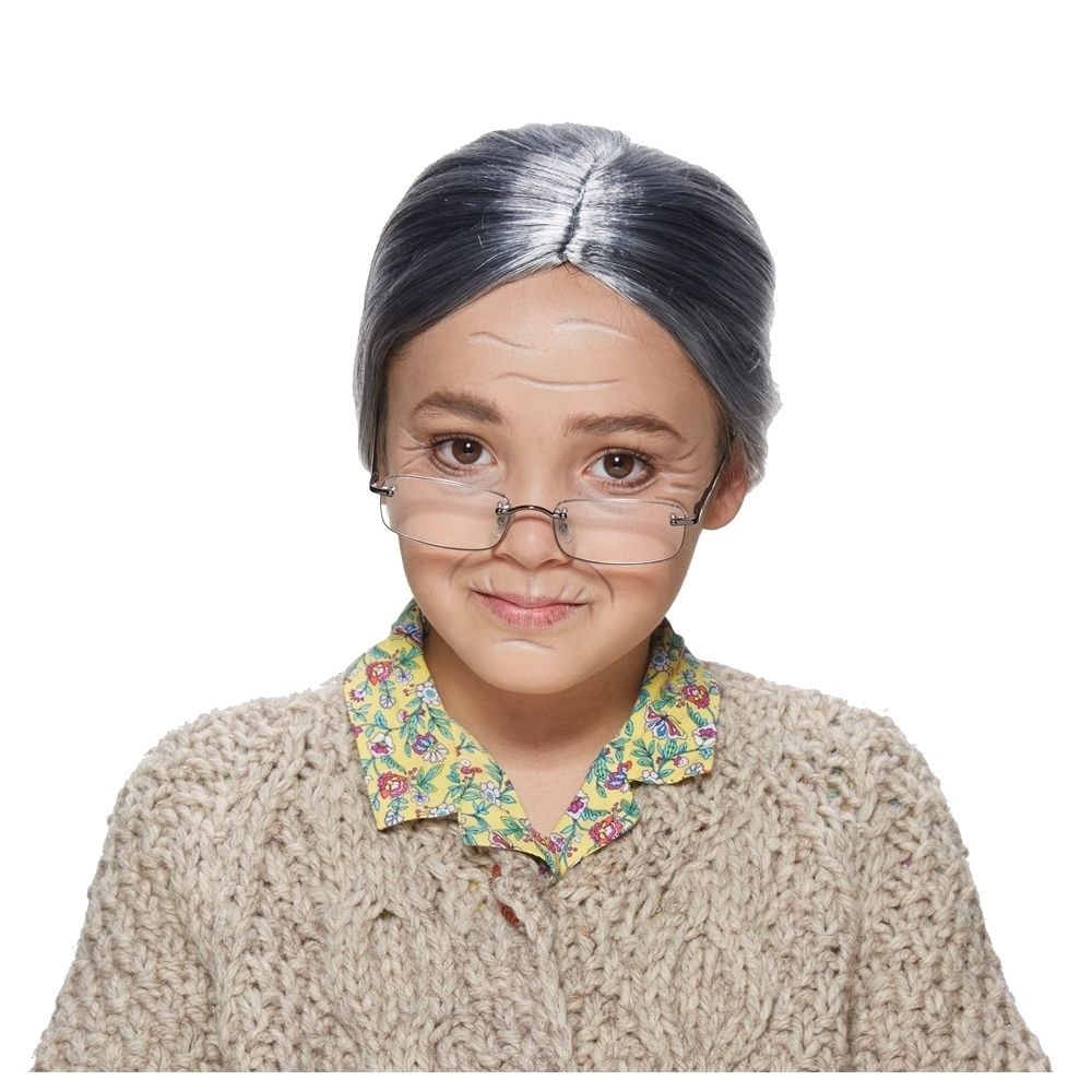 Old Lady Child Wig