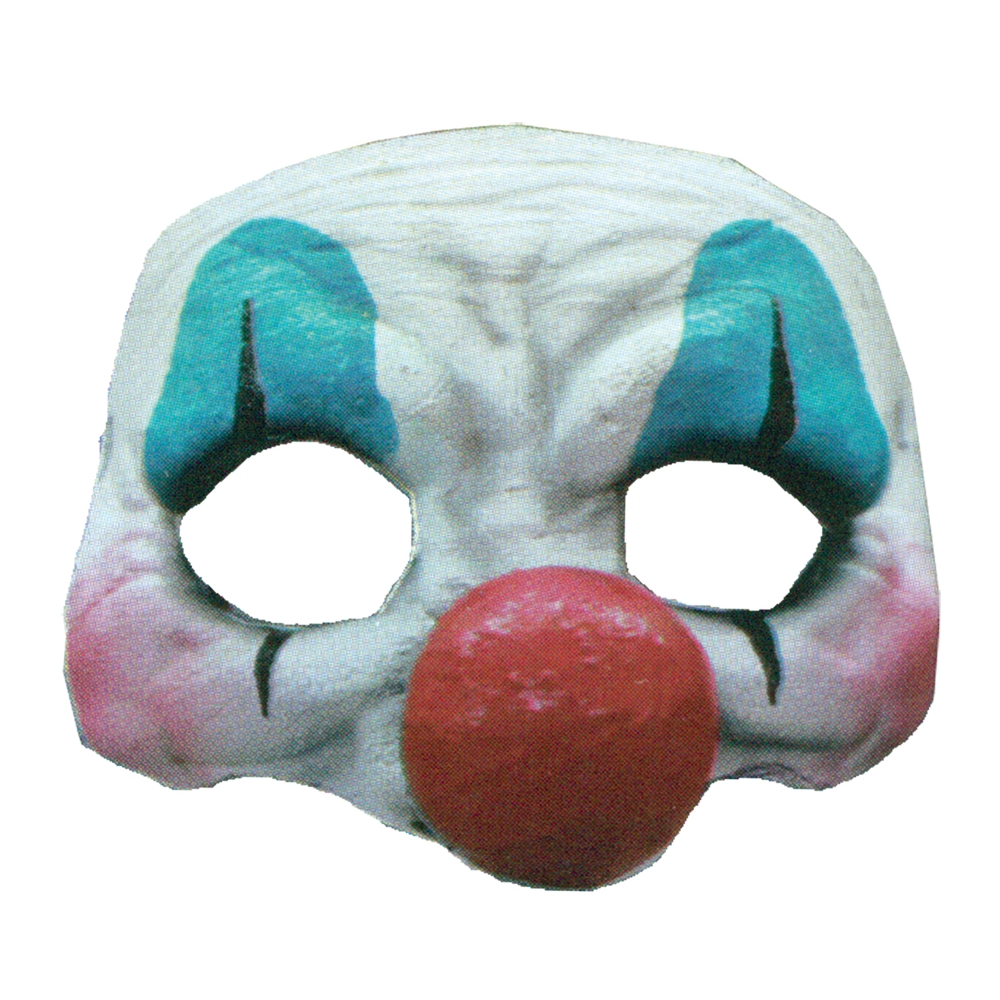 Happy Clown Latex Half Mask