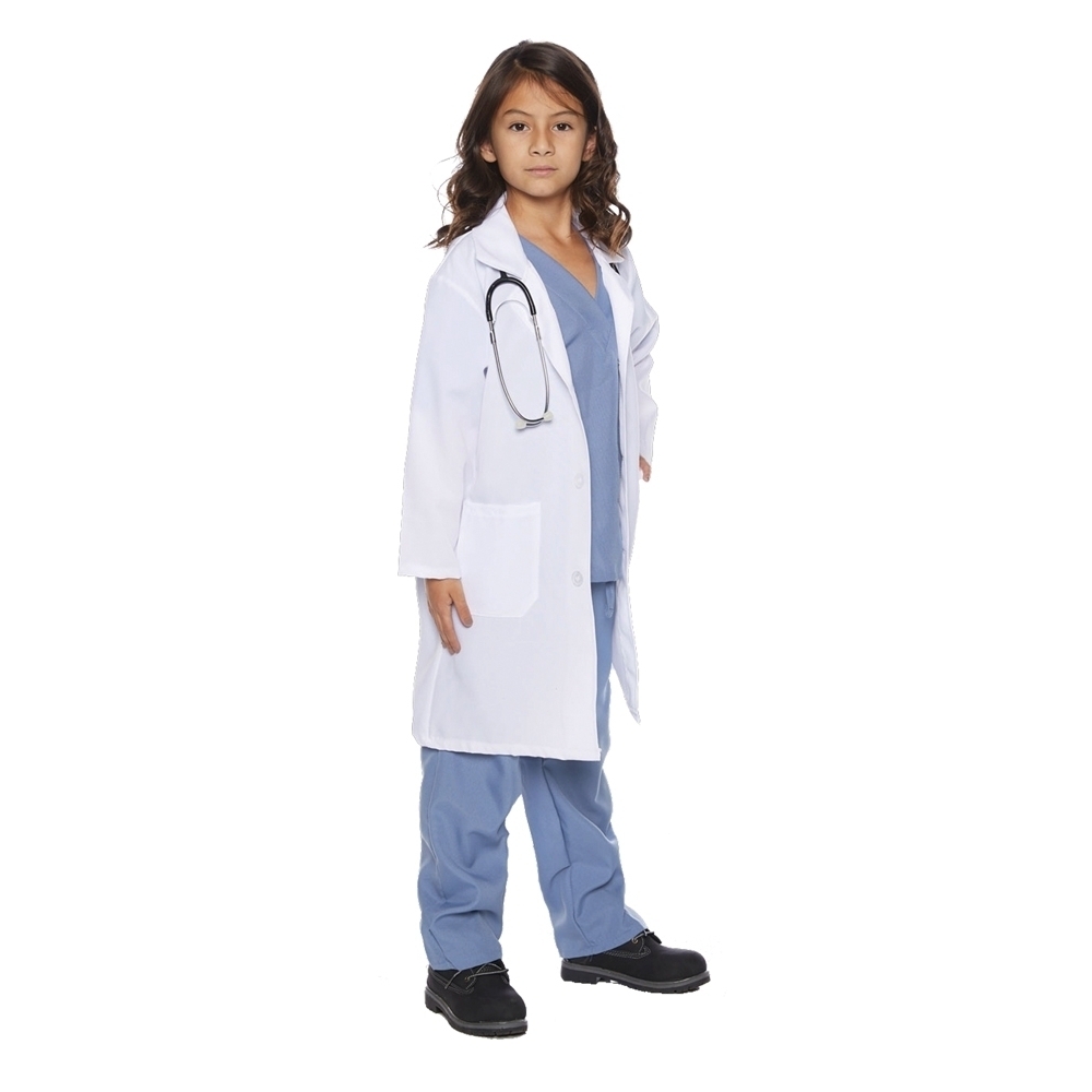 Doctor Scrubs W Lab Coat Ch Sm