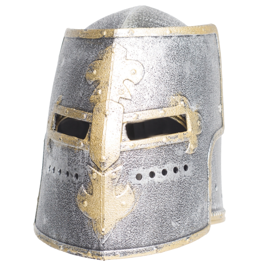Knight Box Helmet Adult Silver