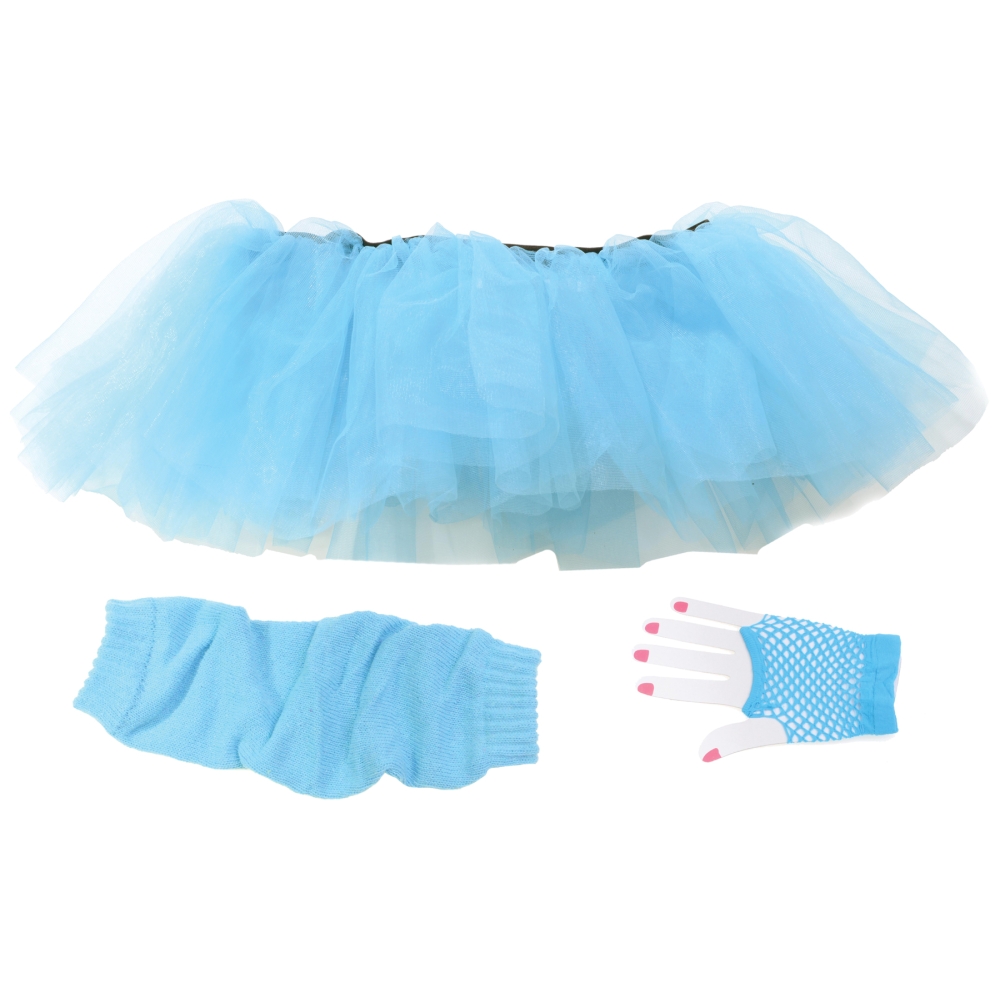 Tutu Set Adult Neon Blue