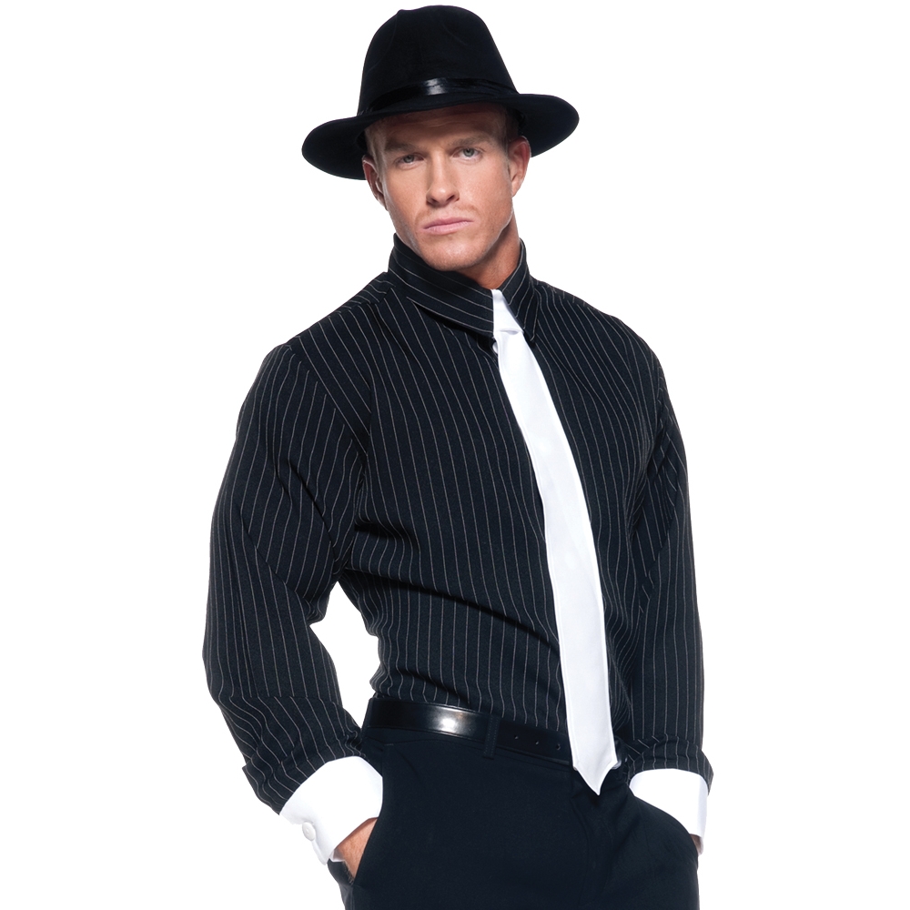Gangster Shirt Striped Xl