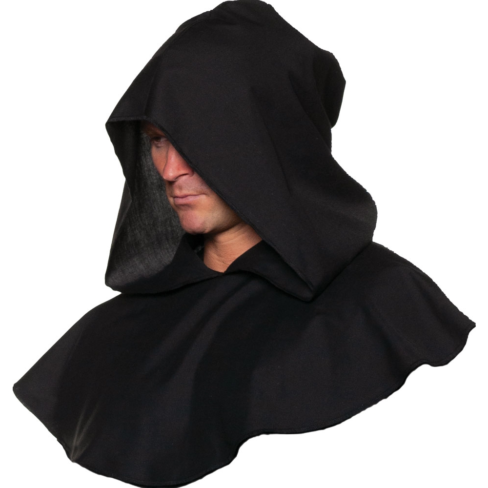 Monk Hood Black Ad