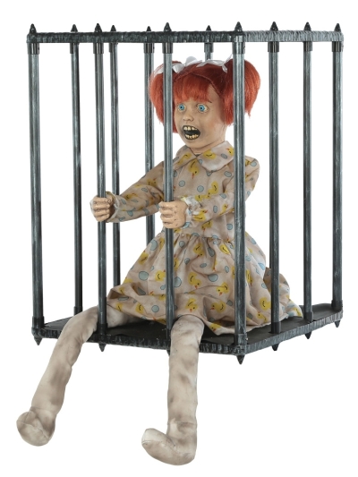 Caged Kid Walk Around Animated