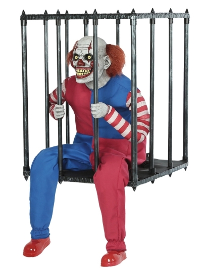 Caged Clown Walk Around Animat