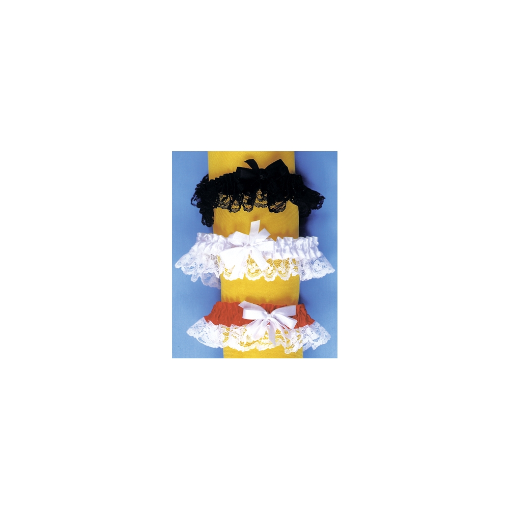 Garter Lace White Single