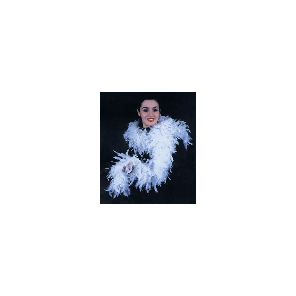Boa Blk Chand W Silver Lurex