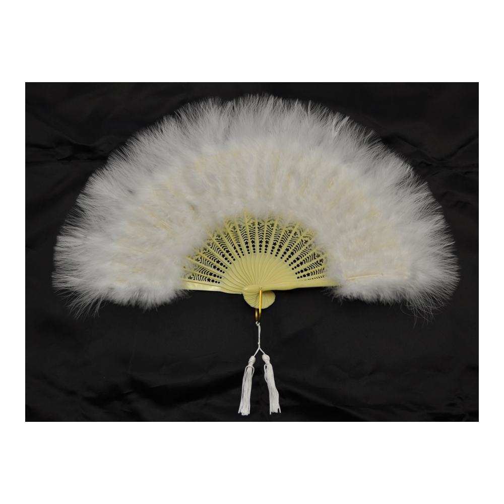 Fan Marabou Feather White