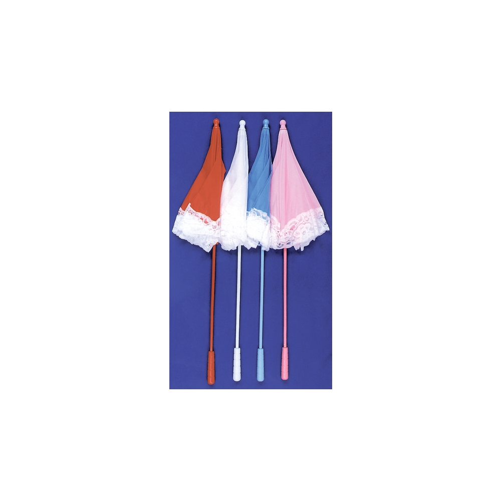 Parasol Nylon Ruffle White