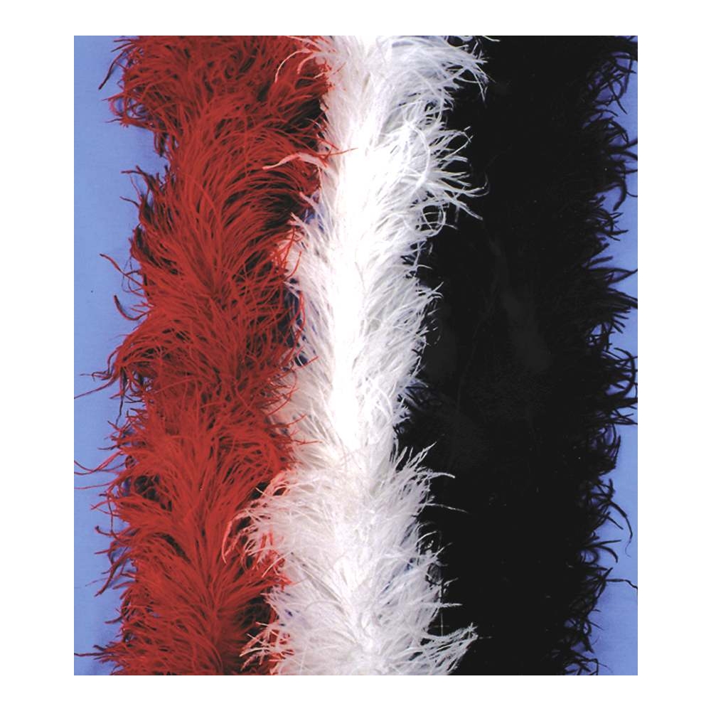 Boa Ostrich Red 2 Yds