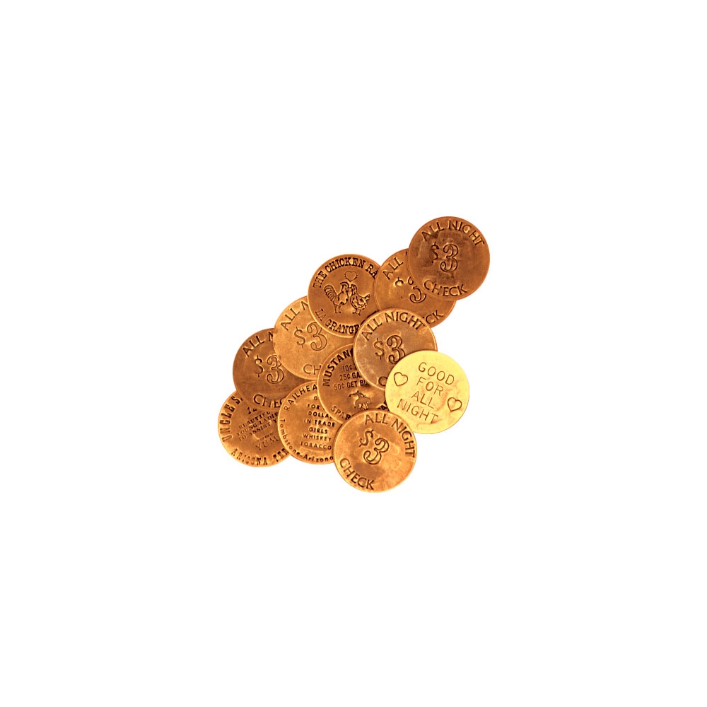 Bawdy House Tokens Bag Of 6