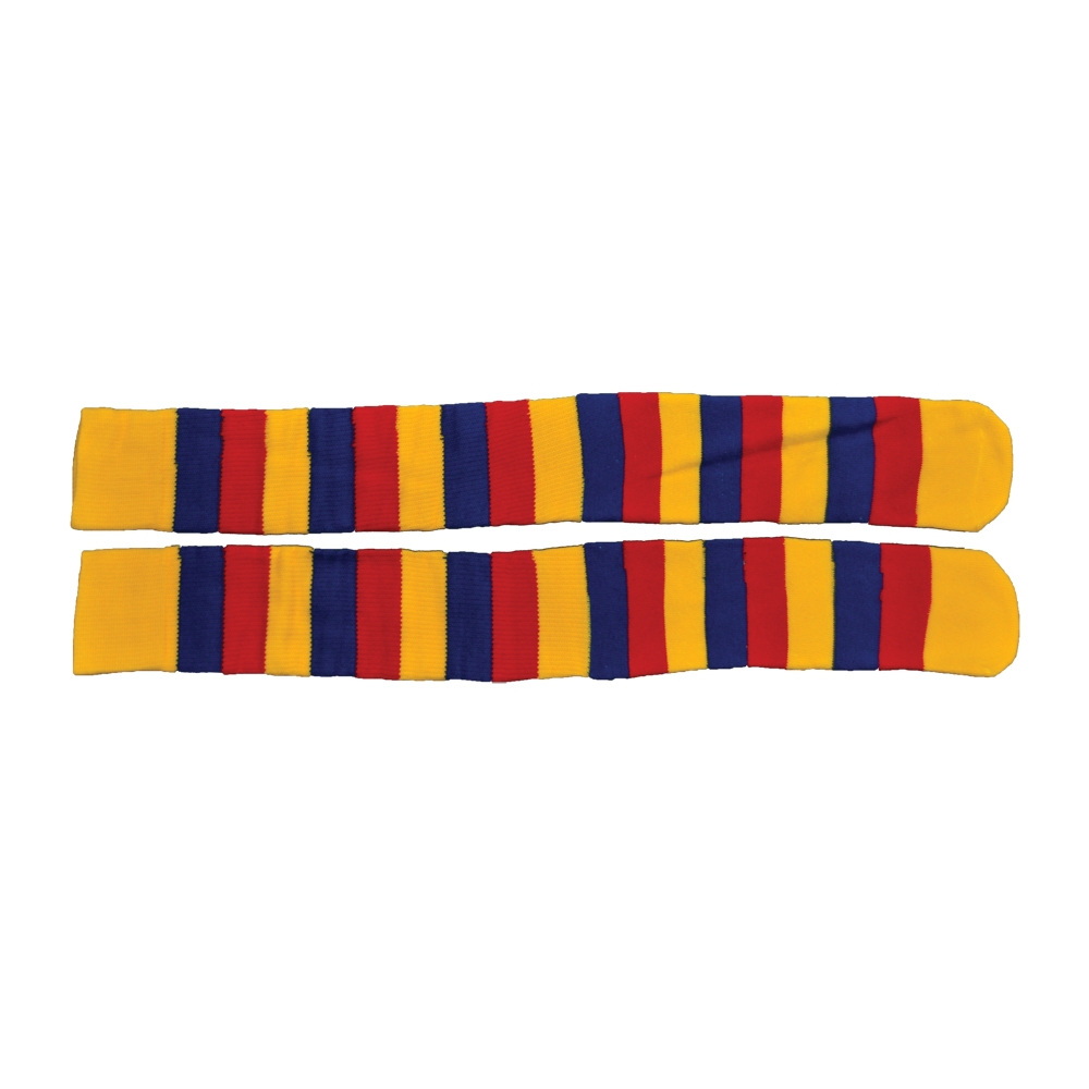 Socks Clown Yellow Red Blue