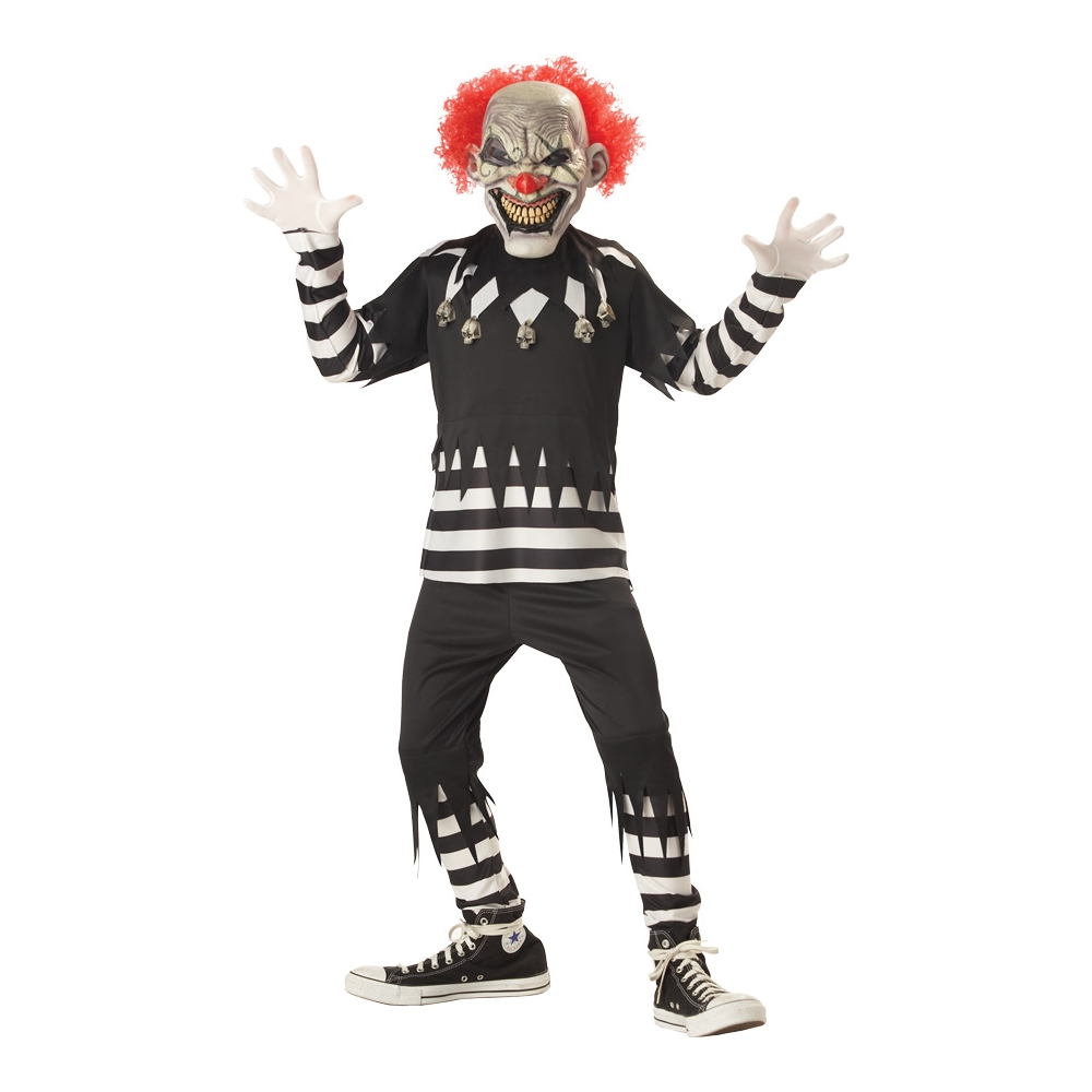 Creepy Clown Child Med 8-10