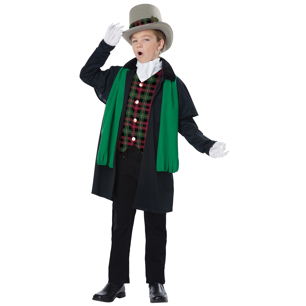 Boy's Holiday Caroler Costume Child L (10 - 12)