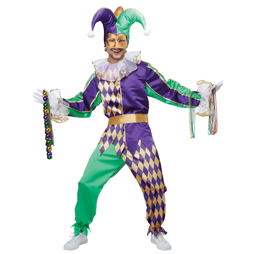 Mardi Gras Jester Adult Lg