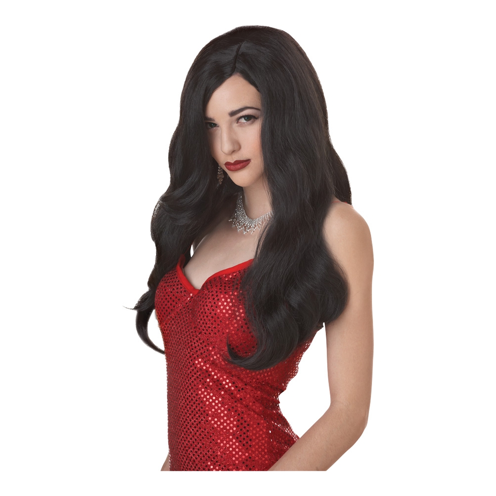 Silver Screen Sinsat Black Wig