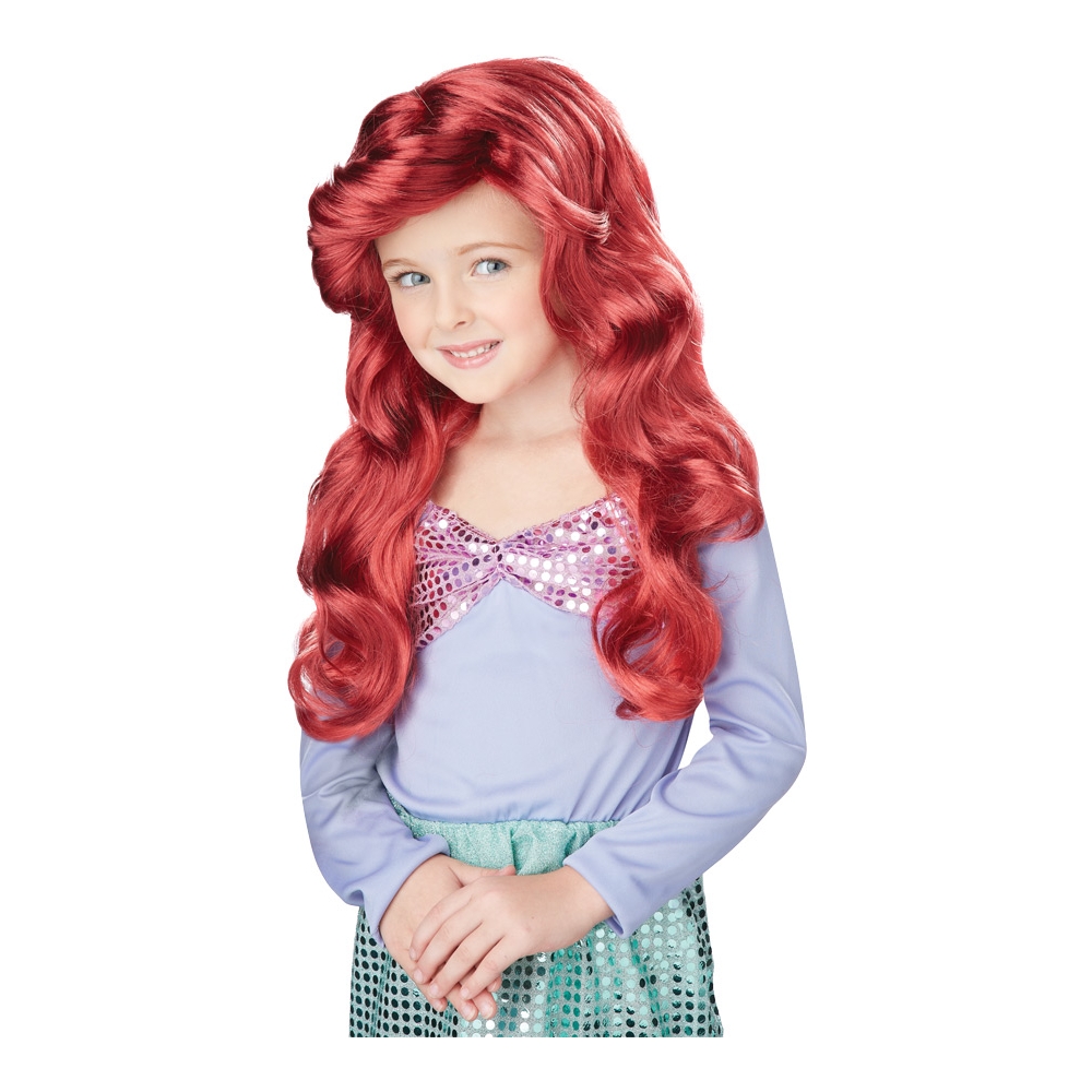 Lil Mermaid Red Wig