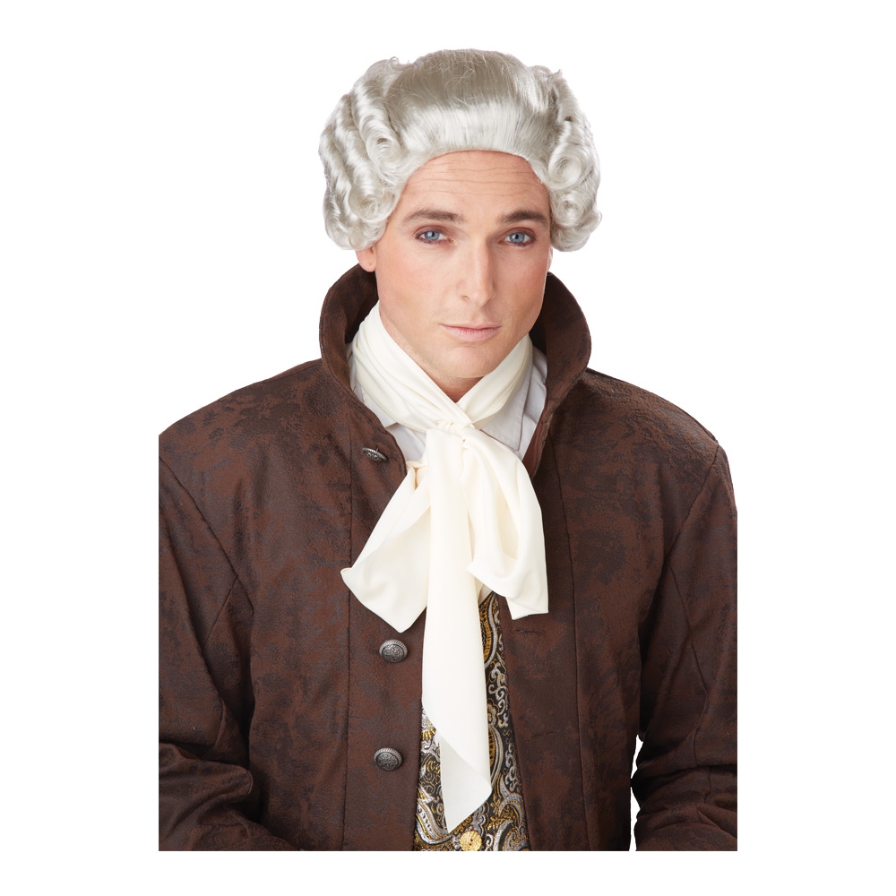 18Th Century Peruke Grey Wig