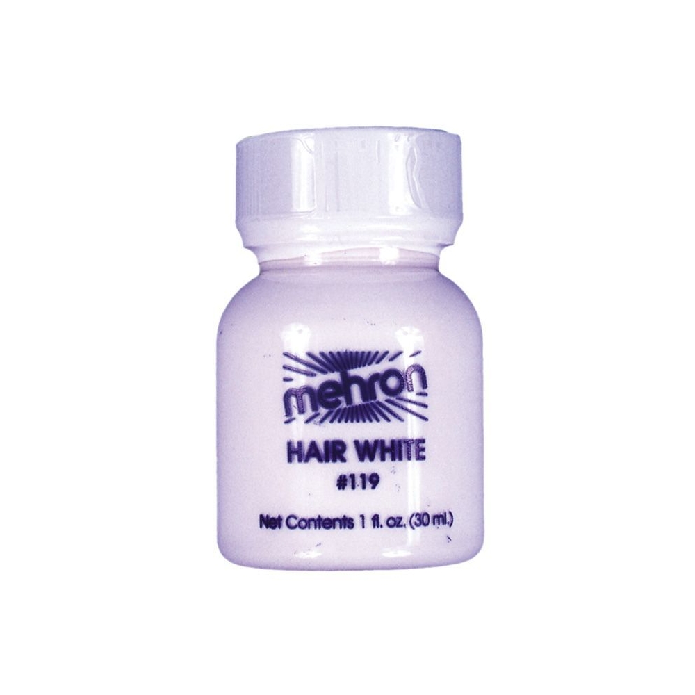 Hair White 1 Oz Plstc Botl