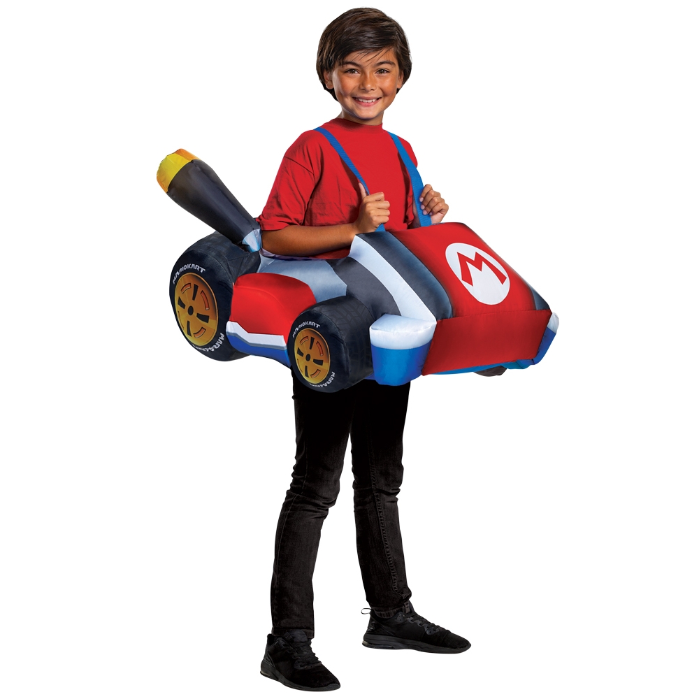 Boy's Mario Kart Inflatable Costume
