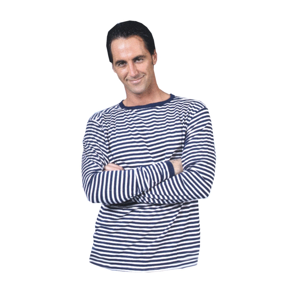 Clown Shirt Blue White Adult