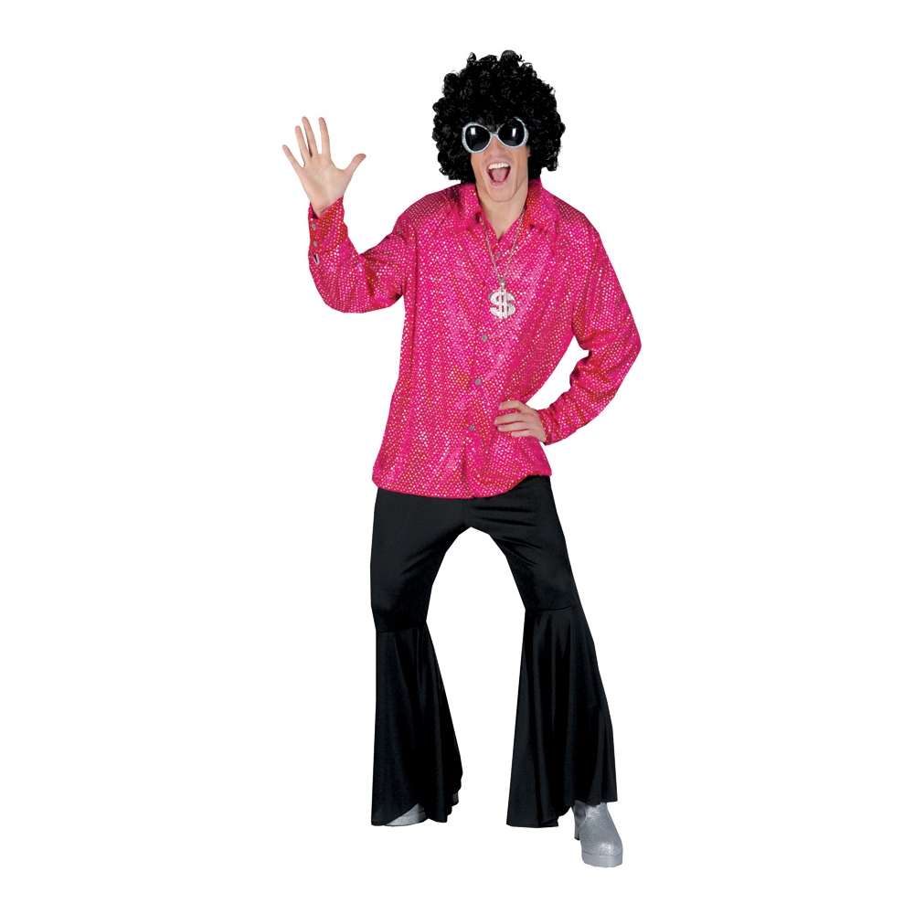 Disco Groovy Men Shirt Lg