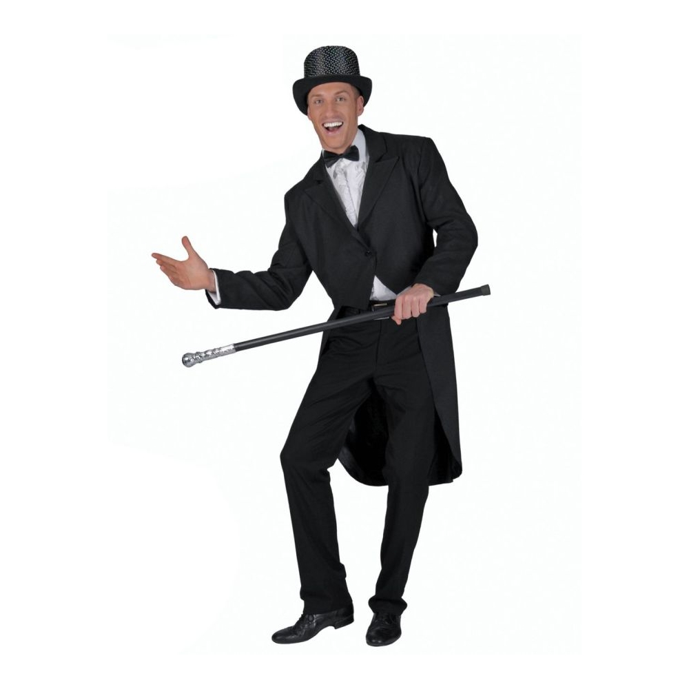Black Tailcoat Adlt Std
