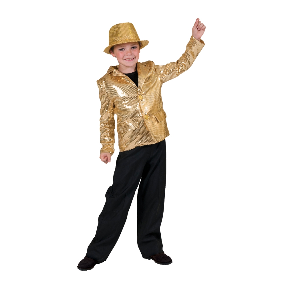 Disco Jacket Gold Child Small