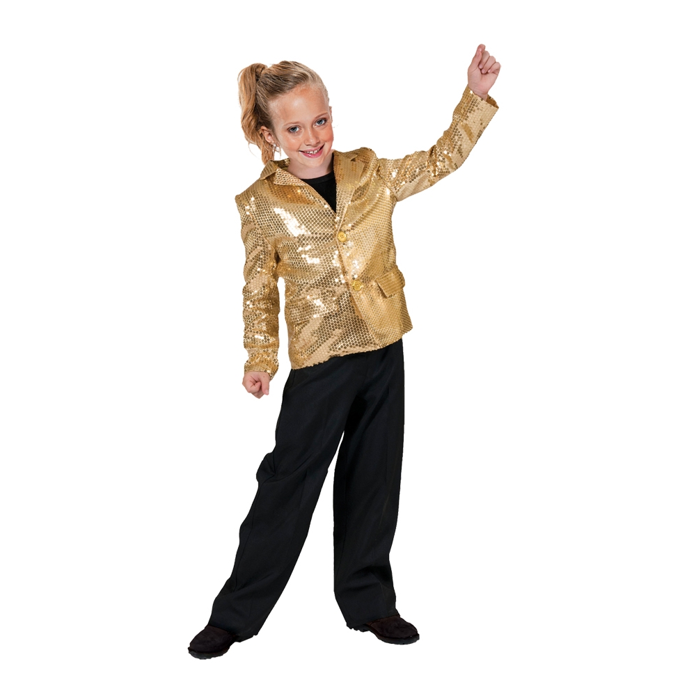 Disco Jacket Gold Child Small