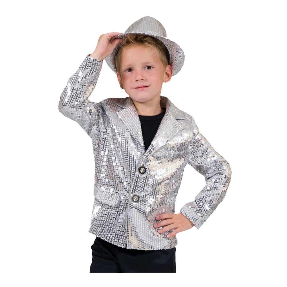 Disco Jacket Silver Child Smal