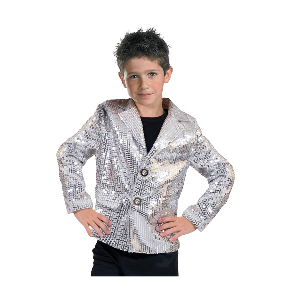 Disco Jacket Silver Child Smal